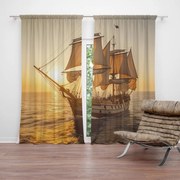 Sablio Záves Plachetnica na pokojnom mori: 2ks 140x250cm
