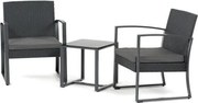 Záhradný set Autronic kov Šedá AZS-H1111 GREY