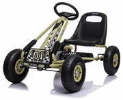 Baby Mix Detská šliapacia motokára Go-kart Razor, zelená
