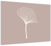 Obraz - Béžové listy N⁰5 (70x50 cm)