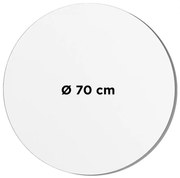 COMPACT 10 WHITE - STOLOVÁ DOSKA Ø70 cm