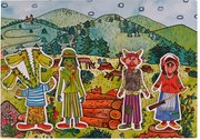 MARIONETINO Sada bábok a kulís – Drak a strašidlá