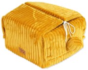 Kukaň pre mačku v horčicovej farbe 40x36 cm Magic Cat Stripe – Plaček Pet Products