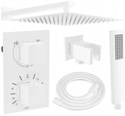 Mexen CUBE - 2-výstupová podomietková sprchová sada 6v1, biela, 5907709105777