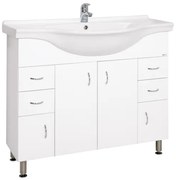 Keramia Pro kúpeľňová skrinka s umývadlom 102x55 cm biela PRO100DV
