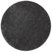 Kúpeľňový koberček SYNERGY glamour / lurex, sivý kruh