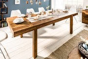 Rozkladací jedálenský stôl z masívu Pure sheesham 160-240cm