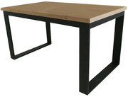 Rozkladací stôl St-23 120/160x80cm dub prírodný