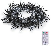 Solight 1V11-W - LED Vianočná reťaz 576xLED/8 funkcií 8m IP44 studená biela + DO