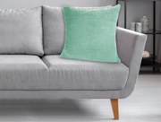 Dekoračný vankúš ZigZag 60x60 cm, mätová zelená%