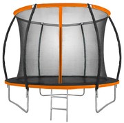 Trampolína Jumper PRO 305 cm - čierna / oranžová