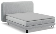 Svetlosivá boxspring posteľ 180x200 cm Ilima – Makamii