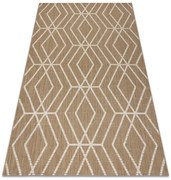 Koberec SIZAL FLAT 48956265 geometrický, béžový / naturálny