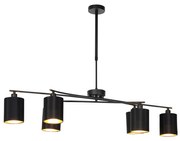 Inteligentné závesné svietidlo čierne nastaviteľné vrátane 6 Wifi B35 - Lofty