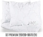 Set manželskej prikrývky a vankúšov Premium 220x200 + 90x70 (2x) EMI