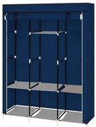 Mobilný šatník 130x45x170 cm-Tmavomodrý