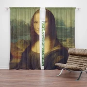 Sablio Záves Mona Lisa - Leonardo da Vinci: 2ks 140x250cm