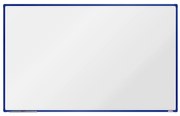 Biela magnetická popisovacia tabuľa boardOK, 2000 x 1200 mm, modrý rám