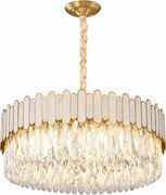 Toolight Závesné stropné osvetlenie APP1747-8CP 60 cm zlaté
