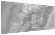 Obraz - Mramor v čiernobielej (120x50 cm)