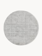 Okrúhly ručne tkaný koberec z viskózy Jane