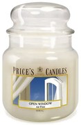 PRICE´S MIDI sviečka v skle Otvorené okno - horenie 90h