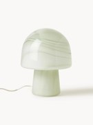 Malá stolová lampa v mramorovom vzhľade Talia