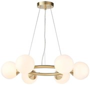 Endon 106390 - Luster na lanku OTIS 6xG9/3W/230V zlatý