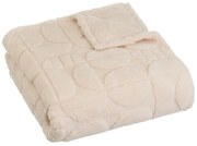Béžová deka z mikroplyšu 130x160 cm Mid Century – Casa Selección