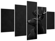 Obraz - Portrét jeleňa (150x105 cm)