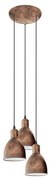 Eglo 49493 - Luster PRIDDY 1 3xE27/60W/230V