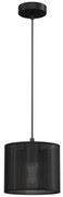 Luster na lanku LOFT SHADE 1xE27/60W/230V pr. 18 cm čierna