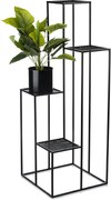STOJAN NA KVETINÁČ KASKADA 110X40X40 CM ČIERNA