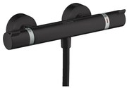 Hansgrohe Ecostat Comfort, termostatická sprchová batéria, čierna matná, HAN-13116670