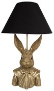 Dekor lampa stolová RABBIT gold