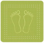 Kleine Wolke Foot protiskluzová podložka do vany močálově zelená 55x55 cm 4388615002