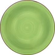 Lamart LT9097 keramický hlboký tanier Happy, pr. 21,5 cm, zelená