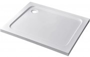 Cerano Soto, obdĺžniková akrytálová sprchová vanička 100x80x5 cm, biela, CER-CER-425554