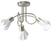 Prezent 27511 - Prisadený luster METIS 3xE14/40W/230V matný chróm