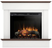 Elektrický krb Tormes 28 biely/tmavý dub