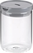 KELA Dóza ARIK sklo šedá H 15cm Ř 10,5cm 900 KL-12108, 0,9 l