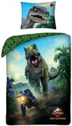 DETSKÉ BAVLNENÉ OBLIEČKY JURRASSIC WORLD 140X200 CM, 1KS 70X90 CM VZOROVANÉ