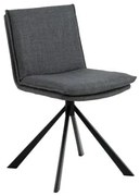 Otočná jídelní židle Flynn šedá