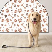 PIPPER. Ochranná textilná nálepka na stenu - Oblúk - Labky Veľkosť: 120x96cm, Motív: bez mena