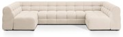 Béžová rohová pohovka (do "U") Kendal – Micadoni