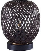 Stolná lampa ZANZIBAR 1xE27/20W/230V pr. 18 cm bambus