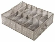 Organizér na topánky pre 12 párov 76 x 60 x 15 cm, hnedá
