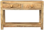 furniture-nabytek.cz - Konzolový stolík so šuplíkmi 110x76x35 z dreva mango