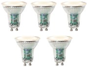 Sada 5 GU10 LED žiaroviek so súmrakovým senzorom 3W 200 lm 2700K