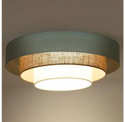 Duolla-LED Stropné svietidlo LUNETA LED/26W/230V pr. 60 cm 4000K tyrkysová/béžová